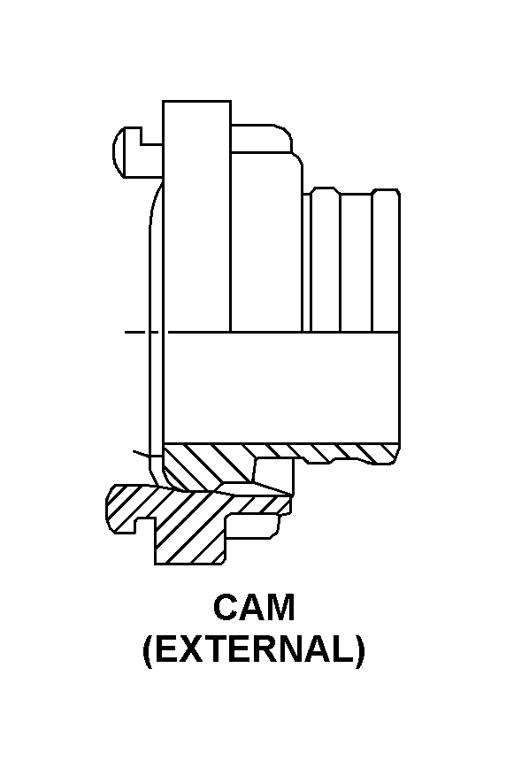 CAM (EXTERNAL) style nsn 4730-01-578-0769