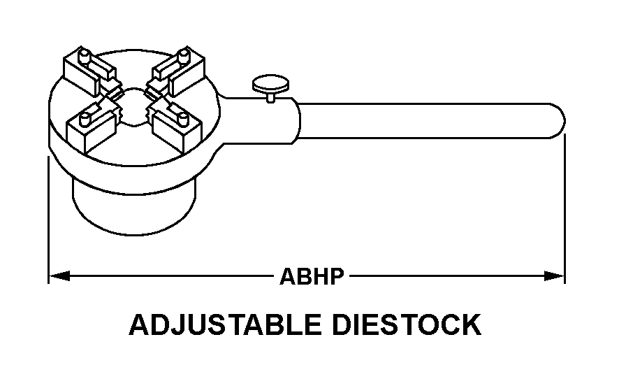 ADJUSTABLE DIESTOCK style nsn 5136-00-555-8912