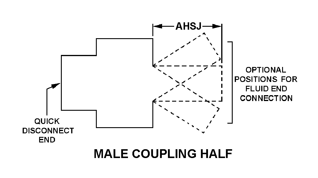 MALE COUPLING HALF style nsn 4730-00-079-7766