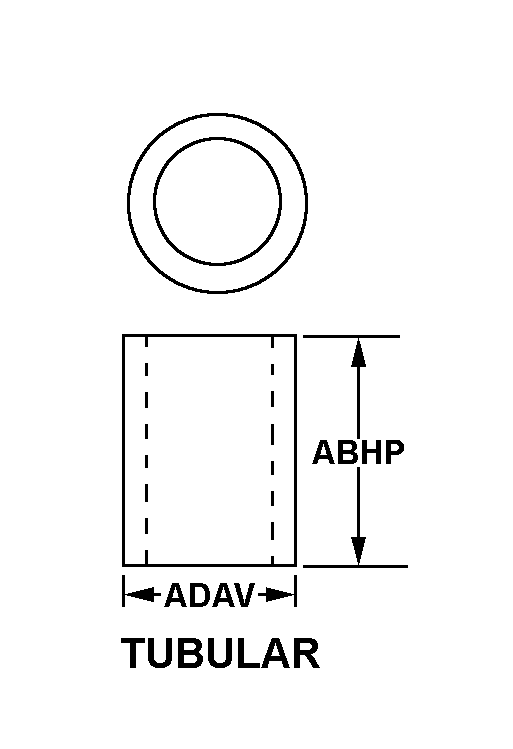 TUBULAR style nsn 6210-00-264-6433