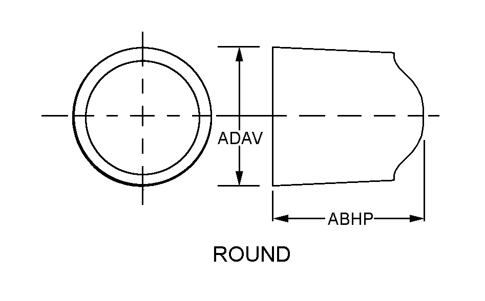 ROUND style nsn 6210-01-528-6982