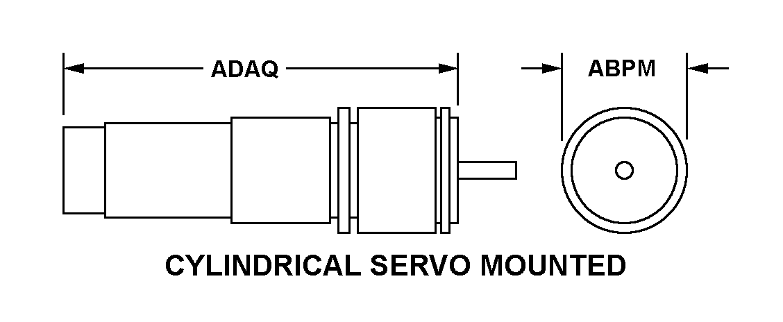 CYLINDRICAL SERVO MOUNTED style nsn 5905-01-335-8384