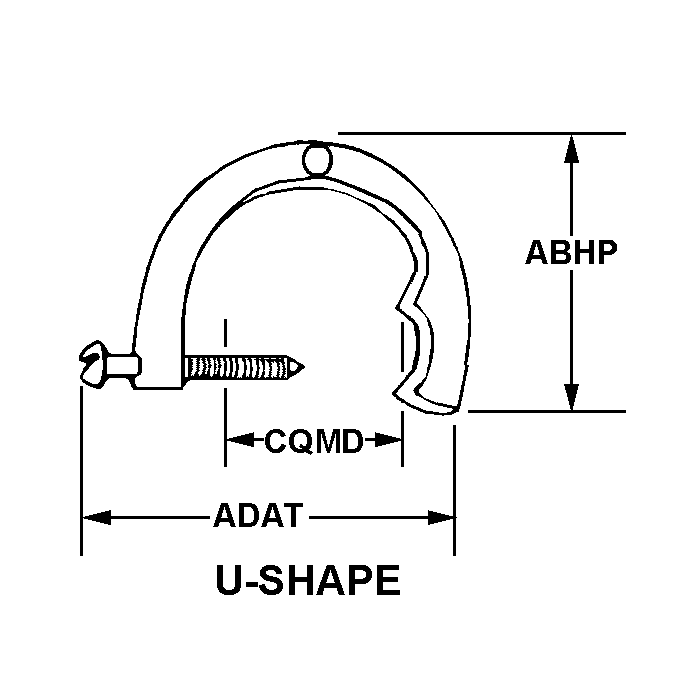 U-SHAPE style nsn 5999-01-018-0151