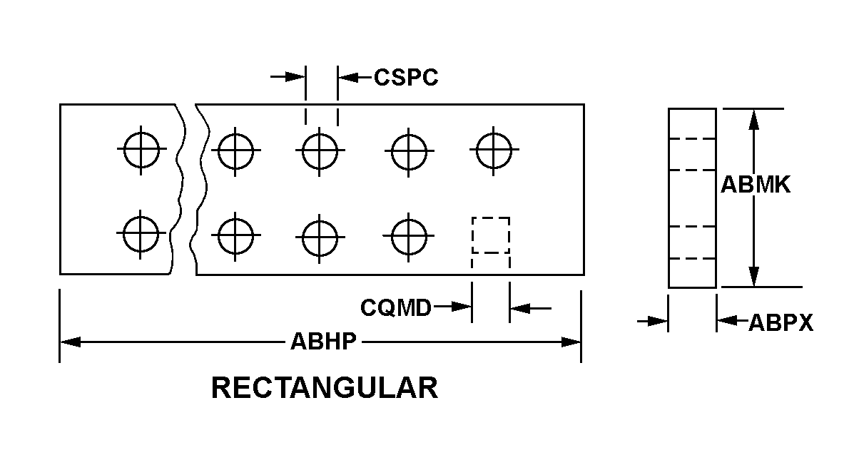 RECTANGULAR style nsn 5975-01-355-3150