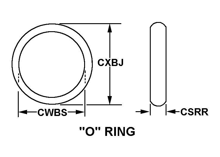 O RING style nsn 5985-00-722-2671