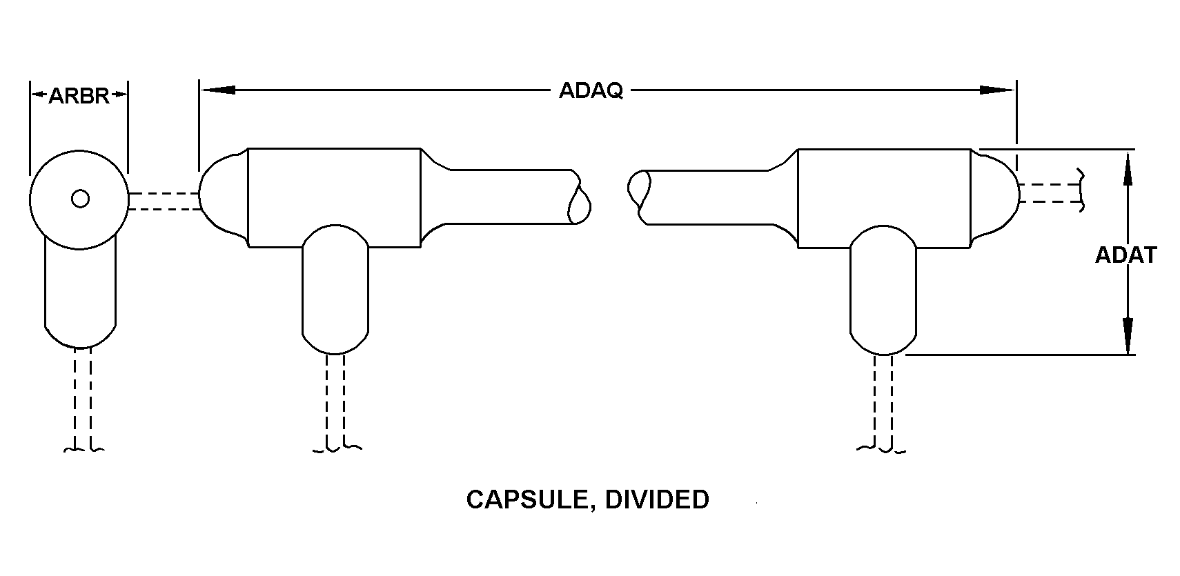 CAPSULE, DIVIDED style nsn 5999-00-215-2130