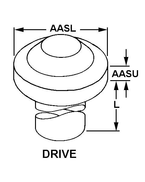DRIVE style nsn 5305-00-544-6802