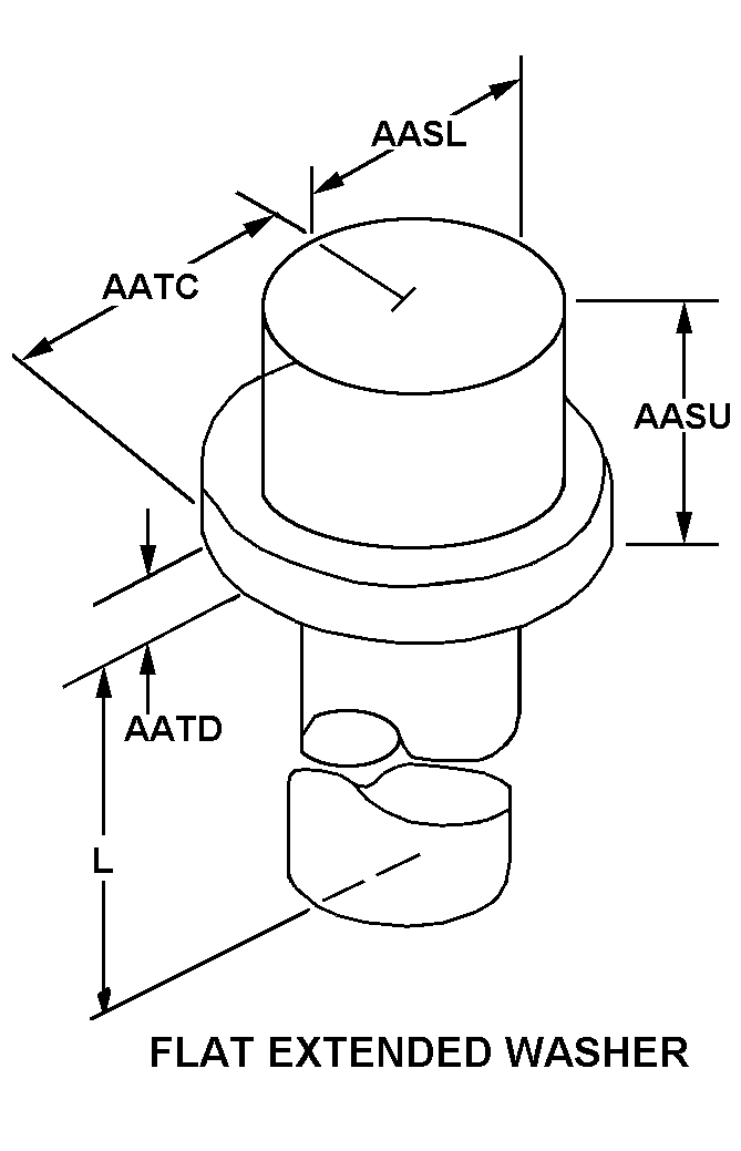 FLAT EXTENDED WASHER style nsn 5305-00-944-1524