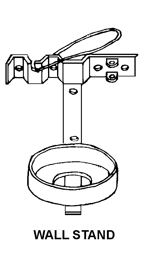 WALL STAND style nsn 4210-01-112-1097