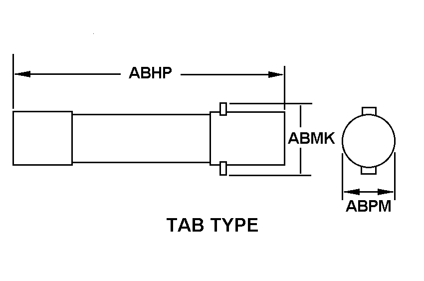 TAB TYPE style nsn 5920-00-146-5071