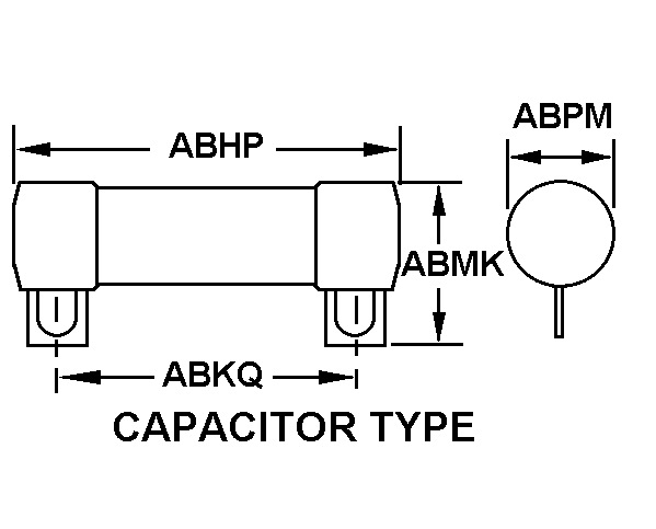 CAPACITOR TYPE style nsn 5920-00-941-5865