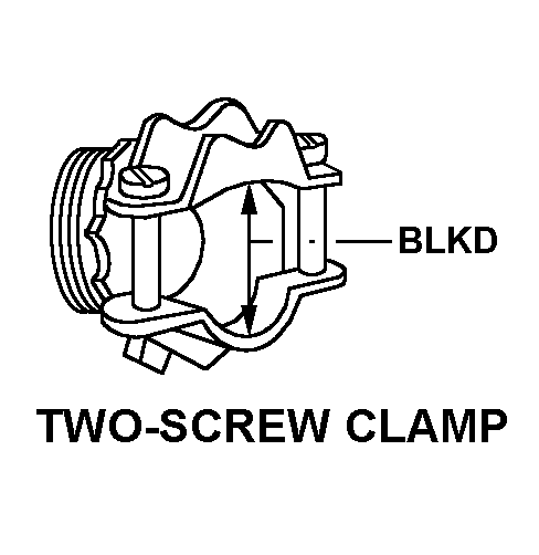 TWO-SCREW CLAMP style nsn 5975-01-113-5882