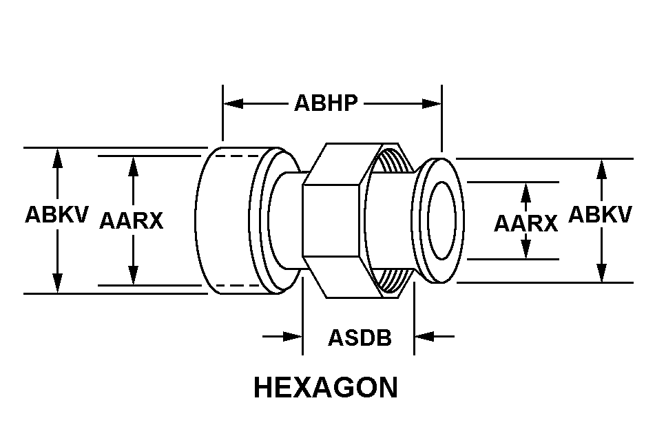 HEXAGON style nsn 5975-00-501-0573