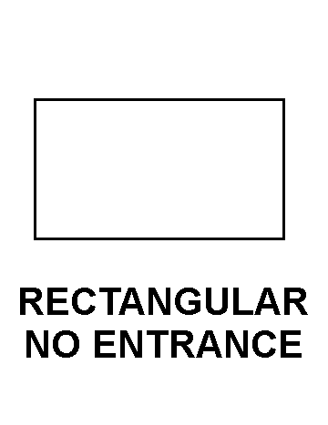 RECTANGULAR NO ENTRANCE style nsn 5975-01-075-8946