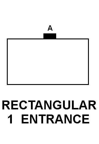 RECTANGULAR 1 ENTRANCE style nsn 5975-00-644-3165