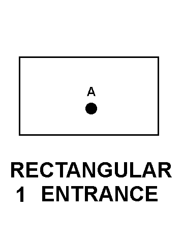 RECTANGULAR 1 ENTRANCE style nsn 5975-00-644-3165