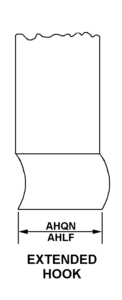 EXTENDED HOOK style nsn 5340-01-435-3929
