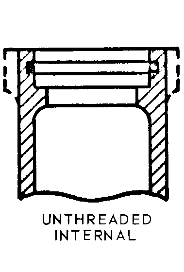 UNTHREADED INTERNAL style nsn 4130-00-174-7834