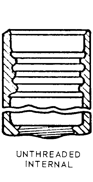 UNTHREADED INTERNAL style nsn 4130-00-174-7834