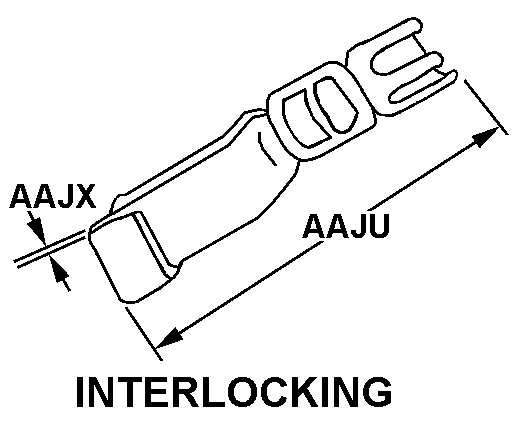 INTERLOCKING style nsn 5940-01-616-1661