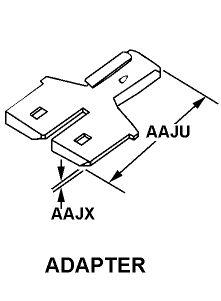 ADAPTER style nsn 5940-00-083-9287