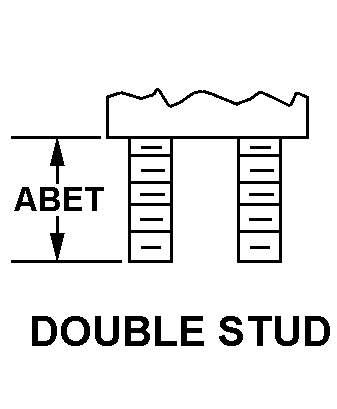 DOUBLE STUD style nsn 5940-00-642-3956