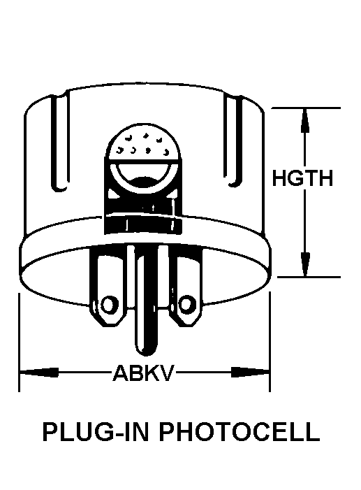 PLUG-IN PHOTOCELL style nsn 6210-00-052-5590