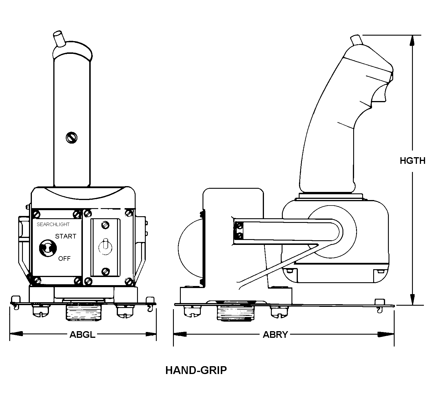 HAND-GRIP style nsn 6230-01-203-0364