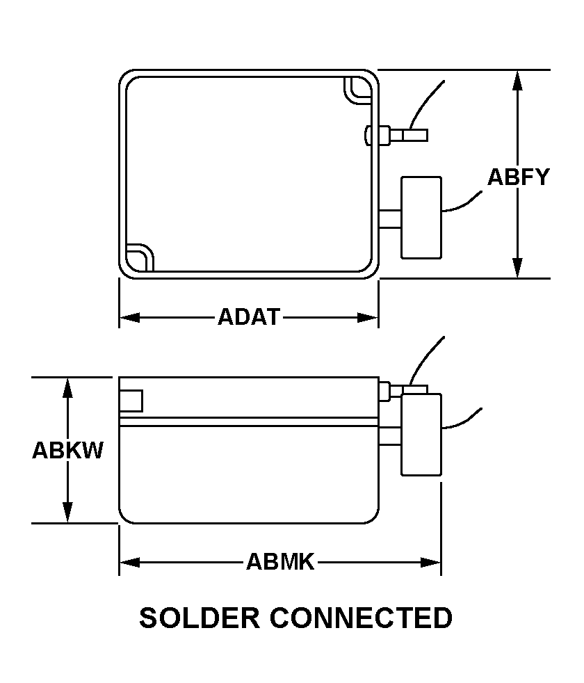 SOLDER CONNECTED style nsn 5955-00-667-4668