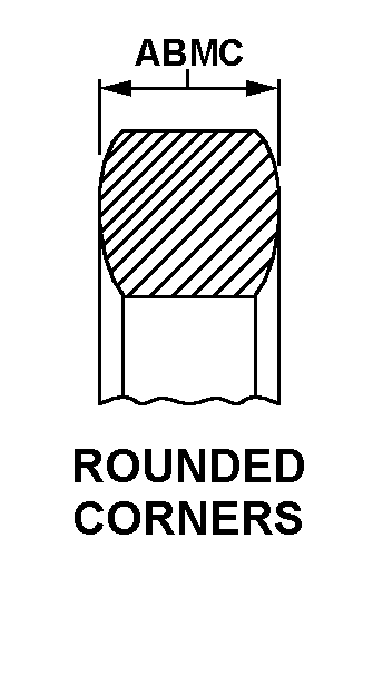 ROUNDED CORNERS style nsn 5325-00-720-8065
