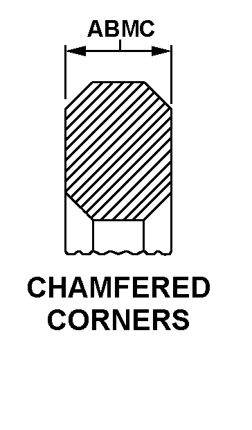 CHAMFERED CORNERS style nsn 5325-01-283-6743