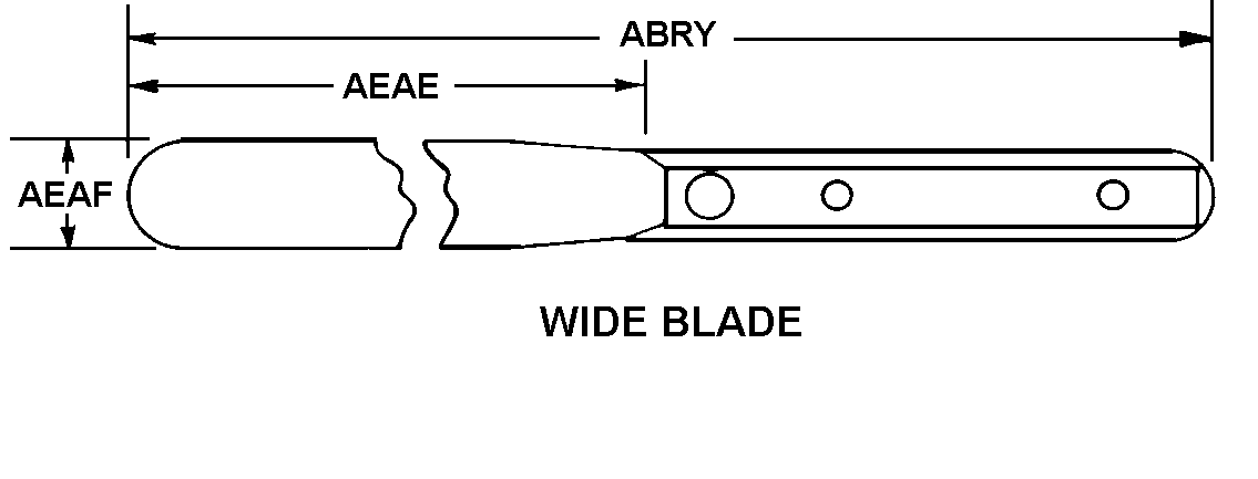 WIDE BLADE style nsn 6640-00-264-8286