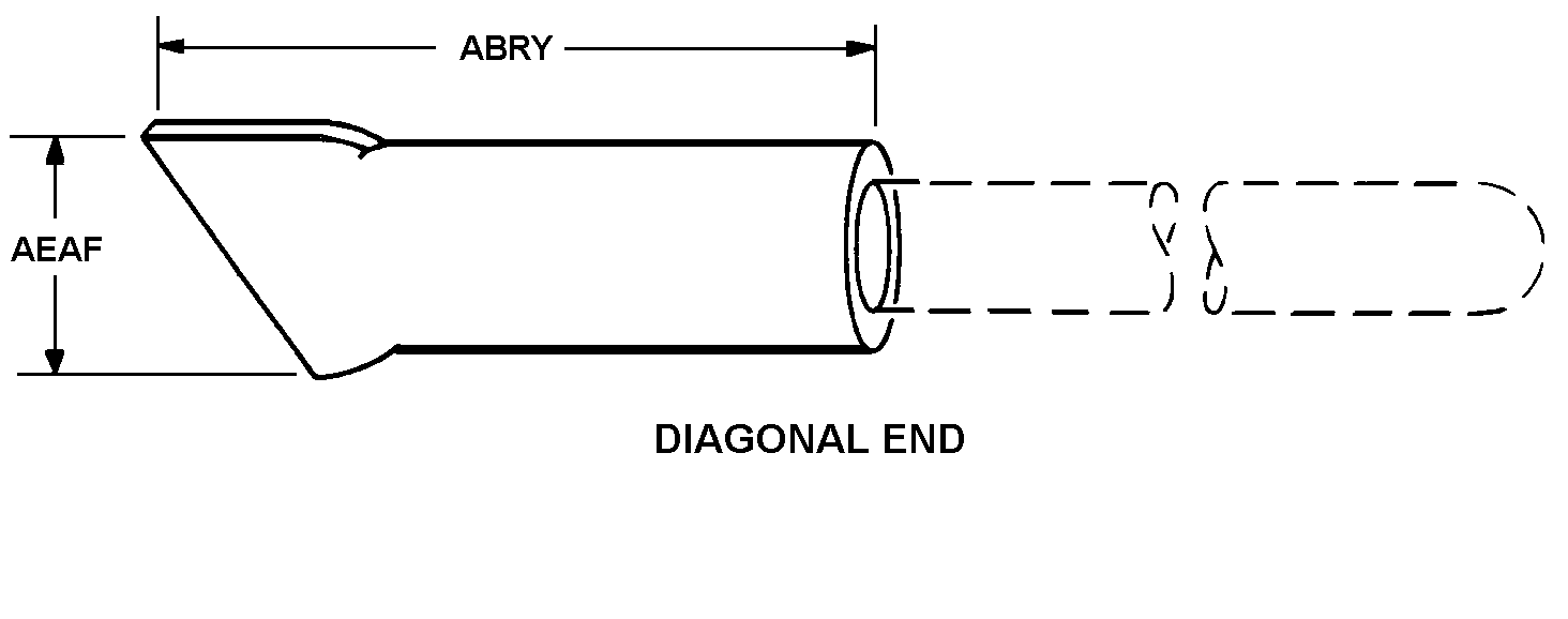 DIAGONAL END style nsn 6640-00-395-9688