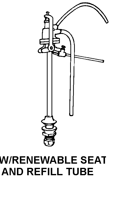 FLOAT VALVE W/RENEWABLE SEAT AND REFILL TUBE style nsn 4510-01-199-1414