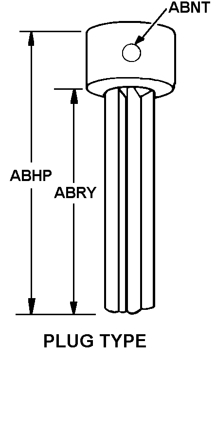 PLUG TYPE style nsn 4540-01-164-9158