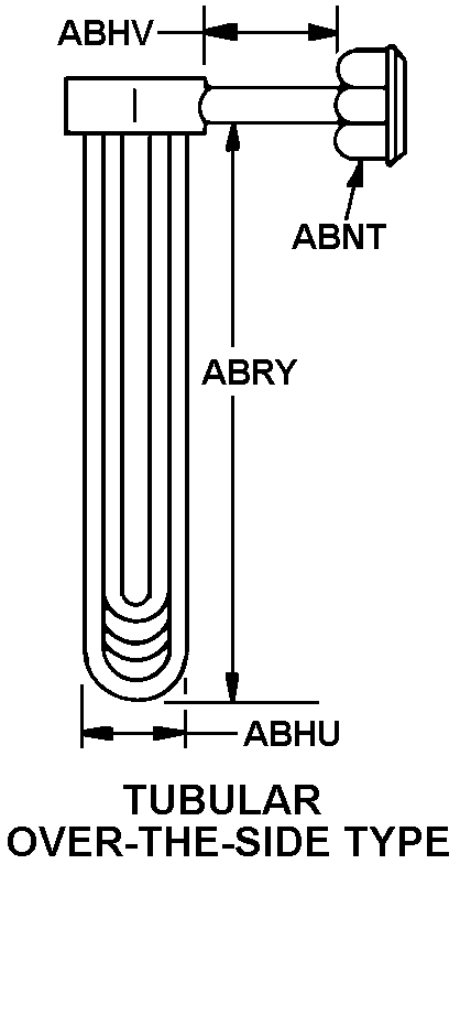 TUBULAR OVER-THE-SIDE TYPE style nsn 4540-00-574-7564