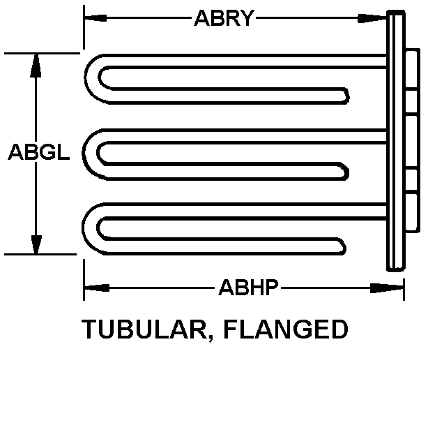 TUBULAR, FLANGED style nsn 4540-01-136-6492