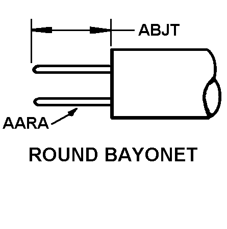 ROUND BAYONET style nsn 4520-01-122-7691