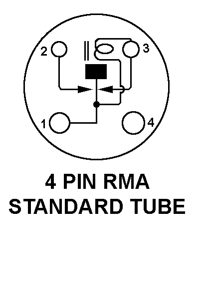 4 PIN STANDARD TUBE style nsn 6130-00-575-5923