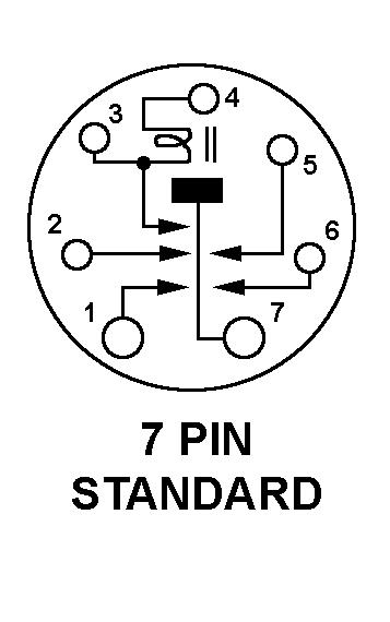 7 PIN STANDARD TUBE style nsn 5945-00-615-8841