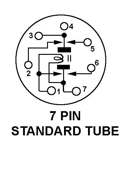 7 PIN STANDARD TUBE style nsn 5945-00-073-0566