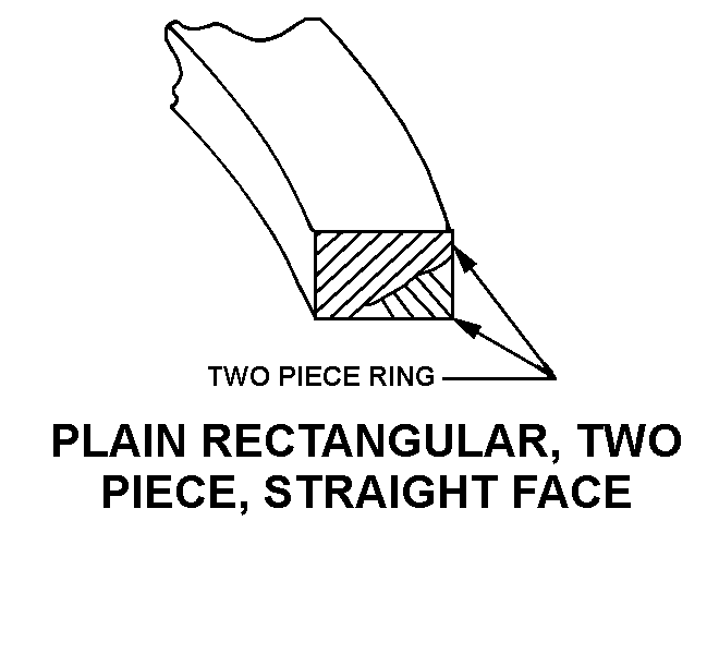 PLAIN RECTANGULAR, TWO PIECE, STRAIGHT FACE style nsn 2815-01-044-4932