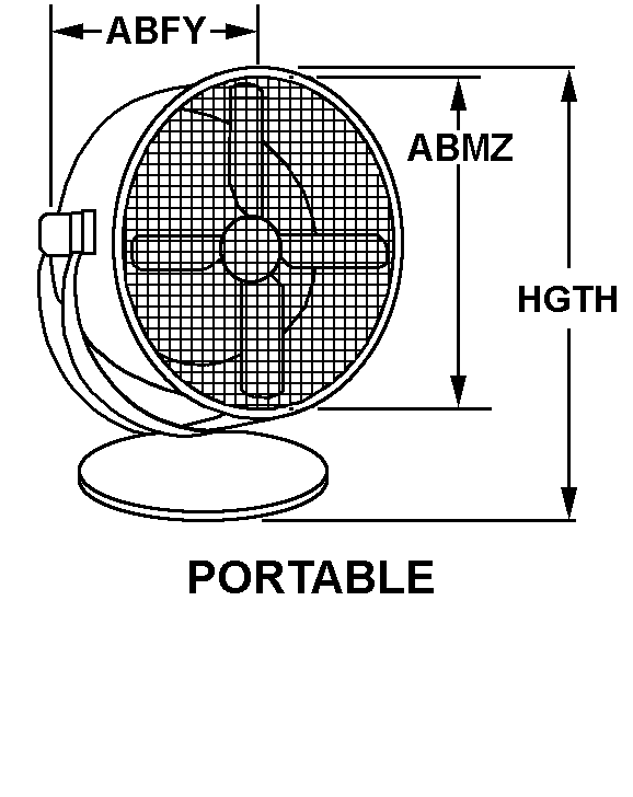 PORTABLE style nsn 4140-01-466-4487