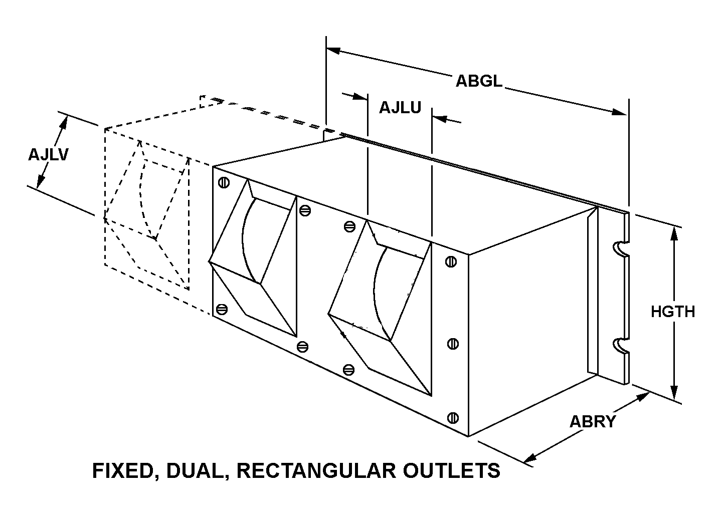 FIXED, DUAL, RETANGULAR, OUTLETS style nsn 4140-01-530-8007