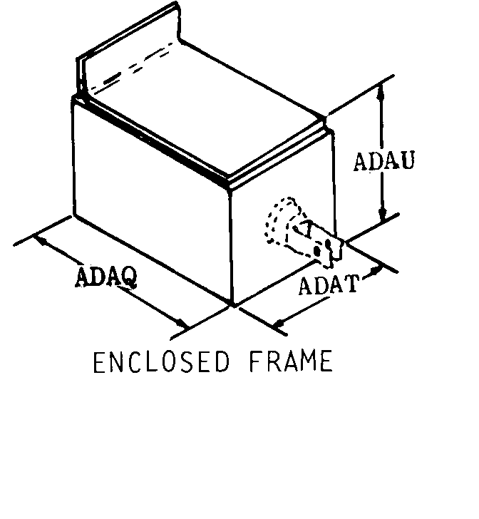 ENCLOSED FRAME style nsn 5945-01-298-6632