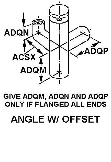 ANGLE W/OFFSET style nsn 4820-00-508-6096