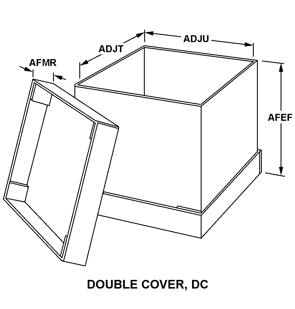 DOUBLE COVER, DC style nsn 8115-00-901-6429