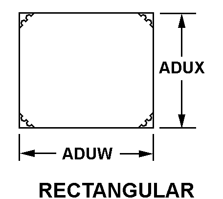 RECTANGULAR style nsn 3120-00-737-5251