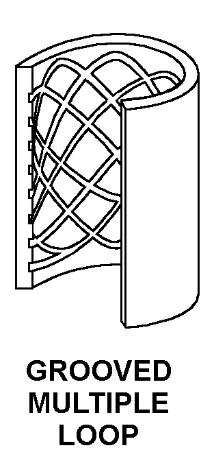 GROOVED MULTIPLE LOOP style nsn 3120-00-662-1812