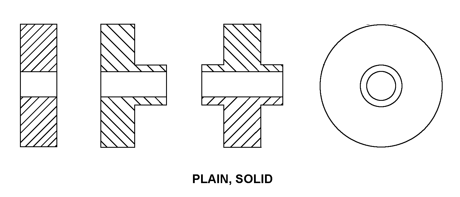PLAIN, SOLID style nsn 3020-00-287-6739